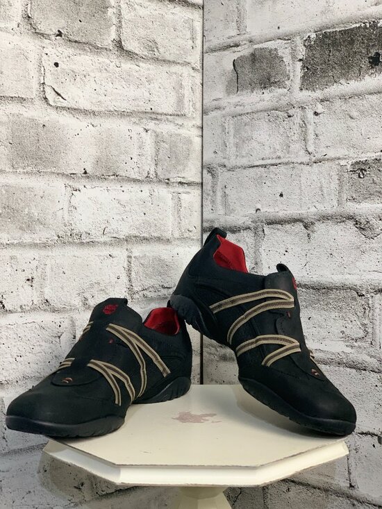 Timberland Sneakers Driving Shoes Women's 9.5 M Black Leather Comforia Slip On - Picture 5 of 9